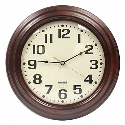 5LG35 ABILITY ONE 6645010000000 Wall Clock Analog Battery
