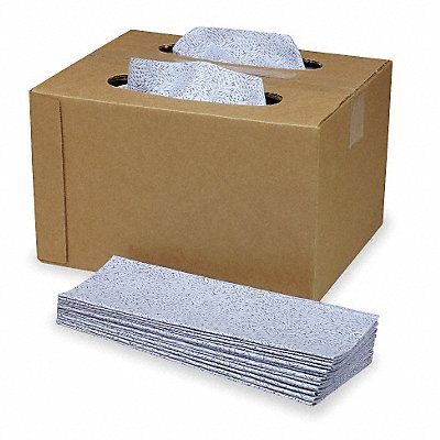 ABILITY ONE 7920010000000 Dry Wipe 11-1/2 x 16-1/2 Blue