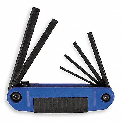 EKLIND 25161 Hex Key Set Folded 3 in to 5 3/32 in