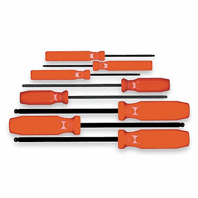 EKLIND 90108 Ball Hex End Screwdriver Set NmPcs8