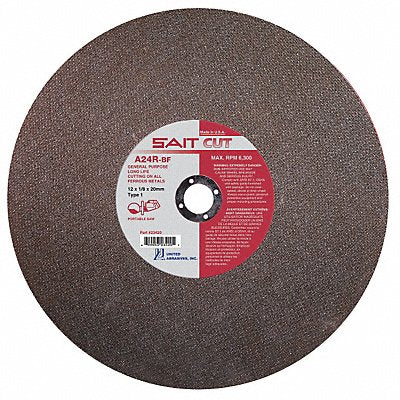 UNITED ABRASIVES-SAIT 23450 Abrasive Cut Off Wheel 1 Connect. A24R