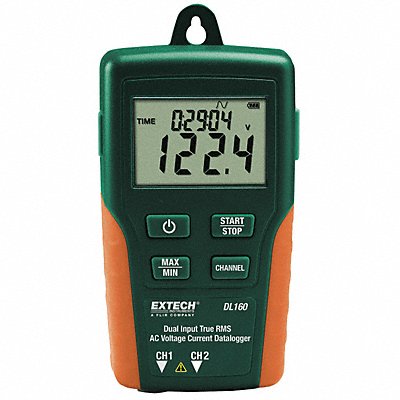 EXTECH DL160 Dual Input AC Voltage/Current Datalogger