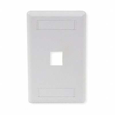 HUBBELL PREMISE WIRING IFP11W Faceplate 1 Port