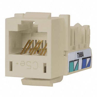 HUBBELL PREMISE WIRING HXJ5EOW Jack Office White Cat5e Rj45