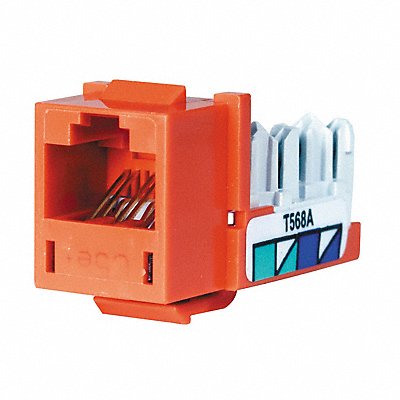 HUBBELL PREMISE WIRING HXJ5EOR Jack Orange Cat5e