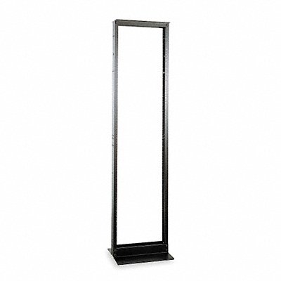 HUBBELL PREMISE WIRING HPW84RR19 Rack Freestanding Aluminum 7in H 19 in W