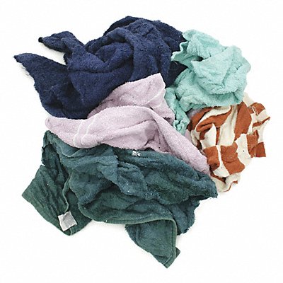 GRAINGER 51510N Cloth Rag Reclaimed Size Varies