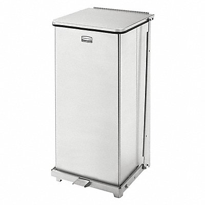RUBBERMAID COMMERCIAL PRODUCTS FGST24SSPL STEP CAN DEFENDERS SQ 49L/13G SS