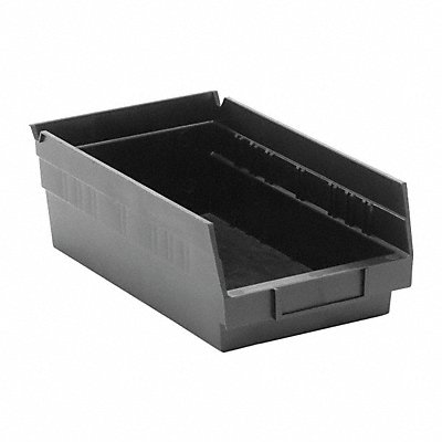 QUANTUM STORAGE SYSTEMS QSB102CO Shelf Bin Black Polypropylene 4 in