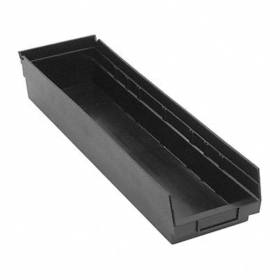 QUANTUM STORAGE SYSTEMS QSB106CO Shelf Bin Black Polypropylene 4 in