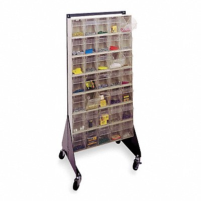 QUANTUM STORAGE SYSTEMS QFS248305QFS400IV Double Sided Tip-Out Stand PwdrCtd 52 in