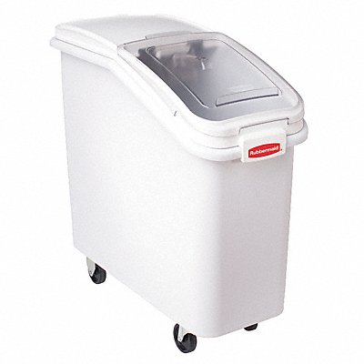 RUBBERMAID COMMERCIAL PRODUCTS FG360088WHT Mobile Bulk Storage 400 qt Cap. 29.25 L