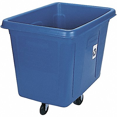 RUBBERMAID COMMERCIAL PRODUCTS FG461673BLUE Cube Truck MDPE Blue 16.0 cu ft.