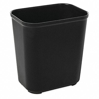 RUBBERMAID COMMERCIAL PRODUCTS FG254300BLA F8449 Wastebasket Rectangular 7 gal Black