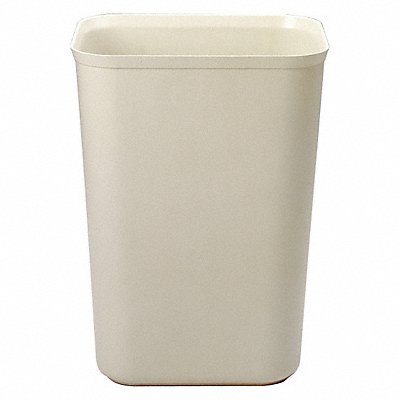 RUBBERMAID COMMERCIAL PRODUCTS FG254400BEIG Wastebasket Rectangular 10 gal Beige