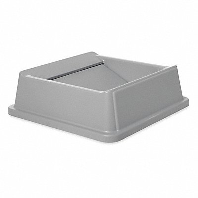RUBBERMAID COMMERCIAL PRODUCTS FG266400Grey Garbage Can Top Drop Top Swing Grey