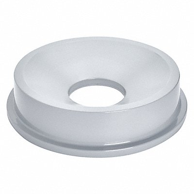 RUBBERMAID COMMERCIAL PRODUCTS FG354300Grey Garbage Can Top Funnel Stays Open Grey