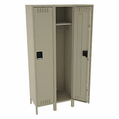 TENNSCO STK1518723SD F0417 Locker 1x3Locker Sand 78 x45 x18 Unassembled