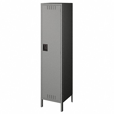 TENNSCO STS1818721MG K4160 Wardrobe Locker 1x1Locker Grey 78 x18 x18 Assm