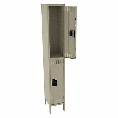 TENNSCO DTS1215361SD Wardrobe Locker 2x1Locker Sand 78 x12 x15 Assm