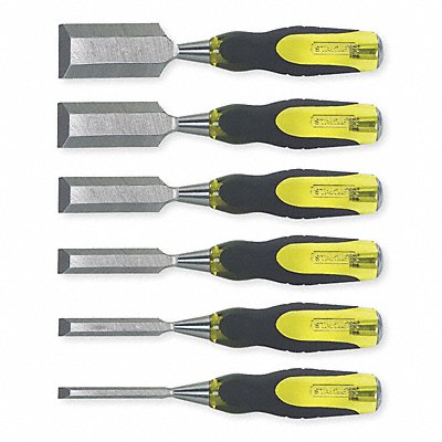 STANLEY 16971 Chisel Set Not Tether Capable 6 Pieces