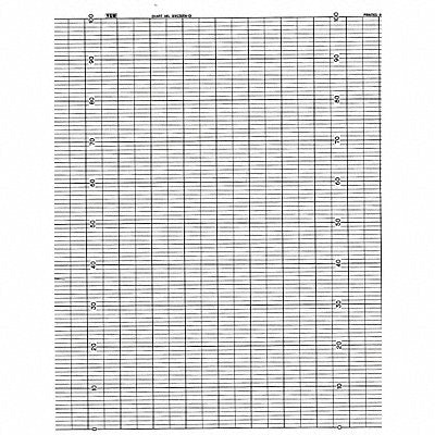 GRAPHIC CONTROLS YOKB9538RN01 Fanfold Paper Strip Chart 1 pkg