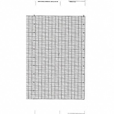 GRAPHIC CONTROLS YOKB9627RY Fanfold Paper Strip Chart 1 pkg