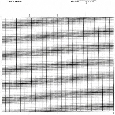 GRAPHIC CONTROLS YOKB962MEY Fanfold Paper Strip Chart 1 pkg