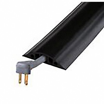 CHECKERS RFD510 Cable Protector 3 Channels Black 10ft. L