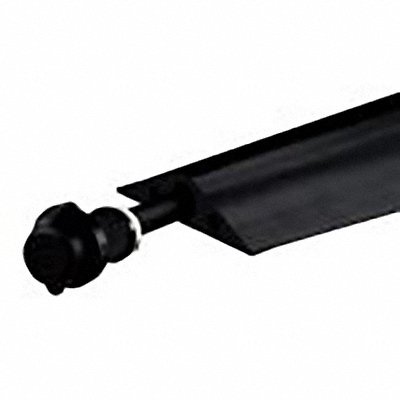 CHECKERS RFD85 Cable Protector 1 Channel Black 5 ft L