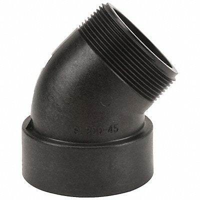 GRAINGER SL30045 Street Elbow 45 Degrees 3 in FNPT x MNPT