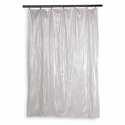 ABILITY ONE 7230000000000 Shower Curtain 72 in L 50 in W Clear