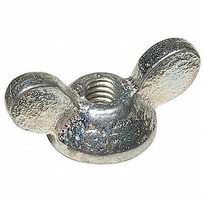 GRAINGER 0CD709A87 Wing Nut Znc Stl 1 5/8x0.6875 1/4 -20 PK10