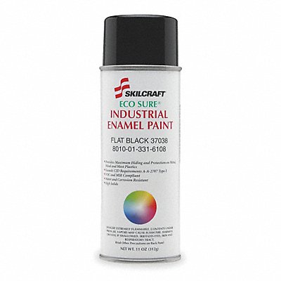 ABILITY ONE 8010013316108 K7479 Spray Paint Black 11 oz.