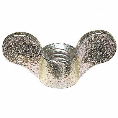GRAINGER 0CD755B87 Wing Nut Znc Irn 1 1/8x0.625in 1/4 -20 10PK