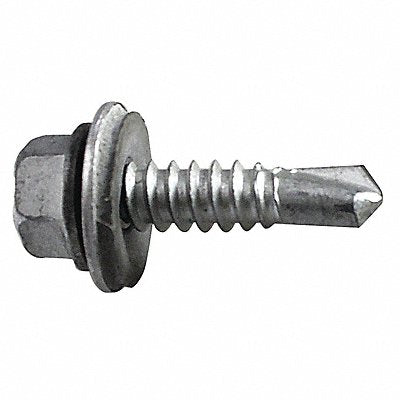 AMERICAN GARAGE DOOR SUPPLY TAOZ141W Hinge Screw Self Driller 1 in PK24