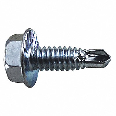 AMERICAN GARAGE DOOR SUPPLY MS1458 Hinge Screw Self Driller 1 in PK24