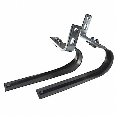 AMERICAN GARAGE DOOR SUPPLY SL100 Leaf Bumper With Brackets PK2