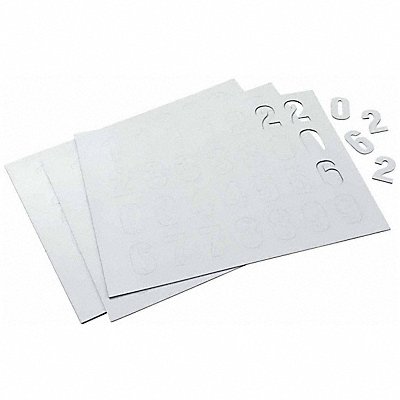 BRADY 57624 Magnetic Number Kit 0 Thru 9 PK112