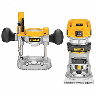 DEWALT DWP611PK Compact Router Plunge Kit Corded 1.25 hp