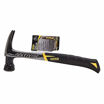STANLEY 51163 Rip Claw Hammer Antivibe 16 Oz Smooth