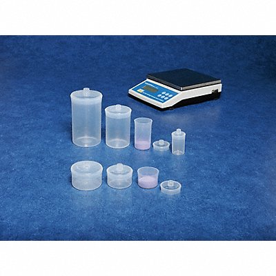 DYNALON 2611540003 Weighing Bottle 30 mL 29 mm H Clear PK10