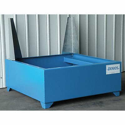 DENIOS K173081 Spill Containment Sump 38 in W Steel