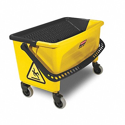 RUBBERMAID COMMERCIAL PRODUCTS FGQ90088YEL Mop Bucket and Wringer Yellow 10 3/4 gal
