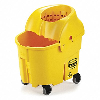 RUBBERMAID COMMERCIAL PRODUCTS FG759088YEL Mop Bucket and Wringer Yellow 8 3/4 gal