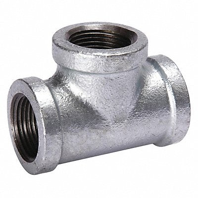 GRAINGER 2WJ20 Tee Malleable Iron 2 1/2 in Female NPT