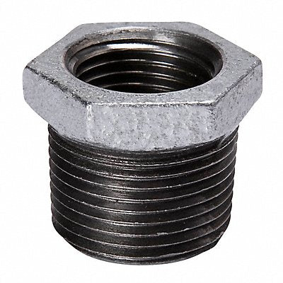 GRAINGER 511987HN Hex Bushing Malleable Iron 2 x 1 1/2 in