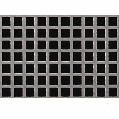 GRAINGER 0616LAT36X40 Carbon Steel Perforated Sheet 40 in L