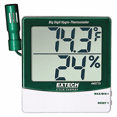 EXTECH 445715 Digital Hygrometer Remote Probe