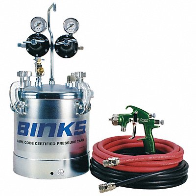 BINKS 983146 2.8 Gal Tank Outfit with Trans Tech Gun
